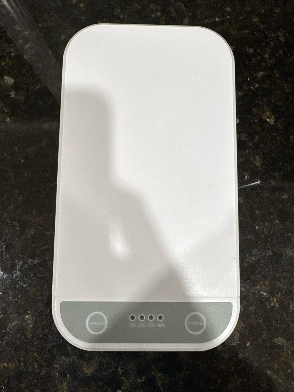 Portable sanitation device for keys, wallet, cell phone etc
